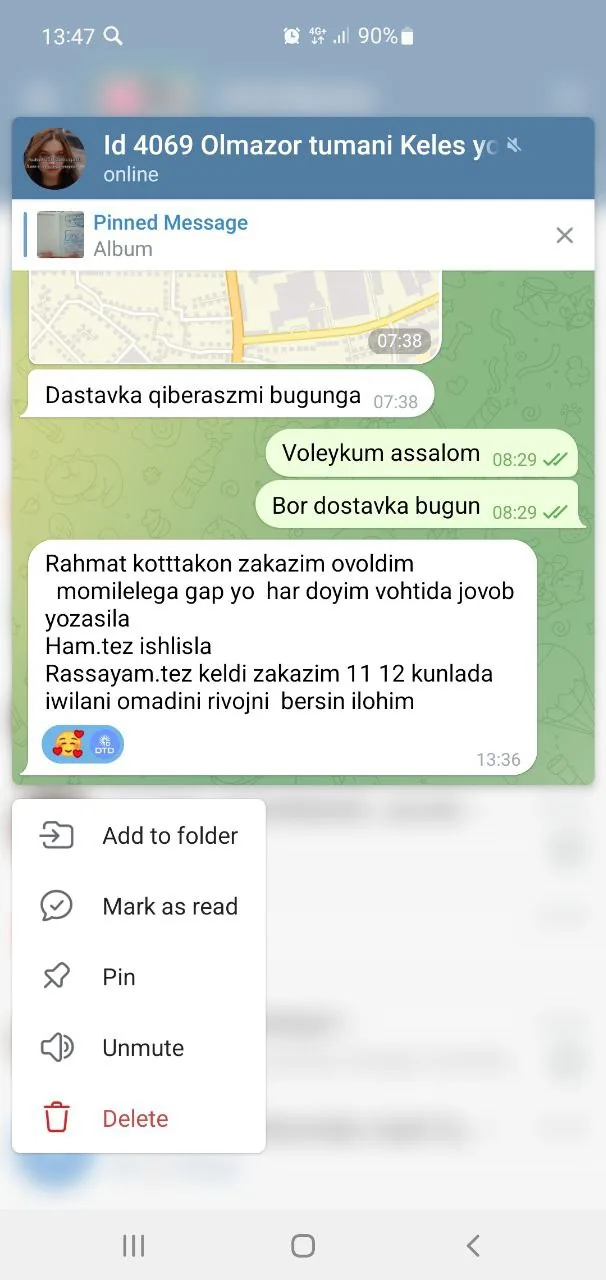 Mijozlarning iliq fikrlari — 3