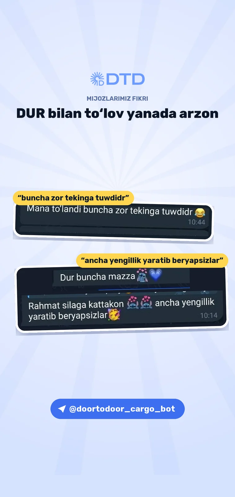 Mijozlarning iliq fikrlari — 4
