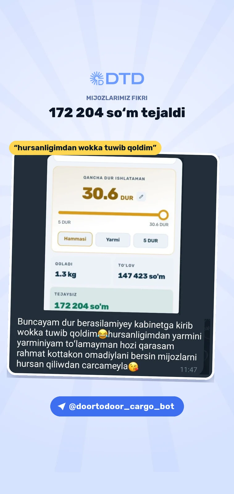 Mijozlarning iliq fikrlari — 3