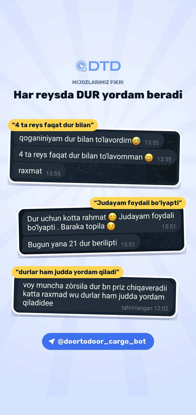 Mijozlarning iliq fikrlari — 2