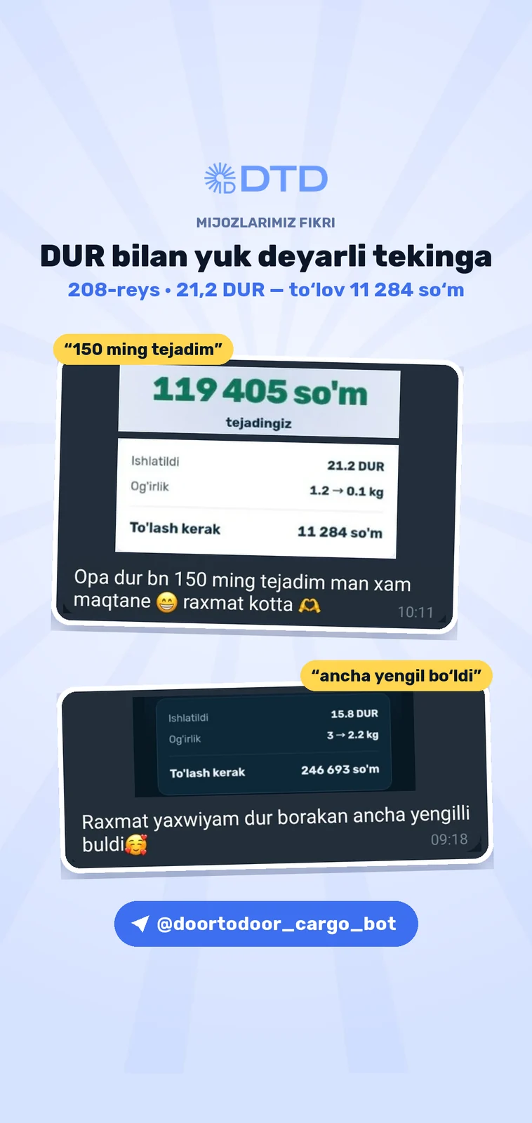 Mijozlarning iliq fikrlari — 2