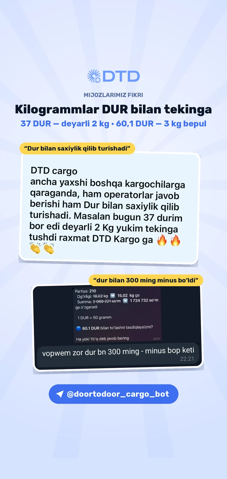 Mijozlarning iliq fikrlari — 1